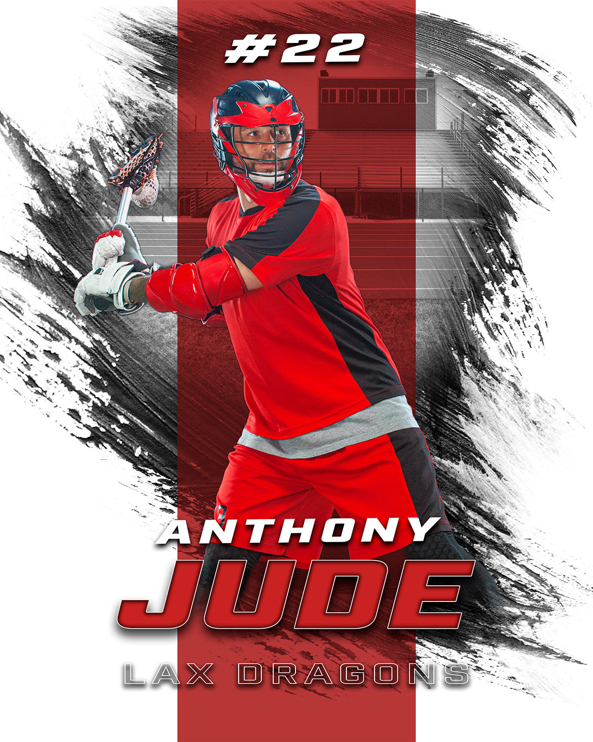 Stripe Lacrosse Photo